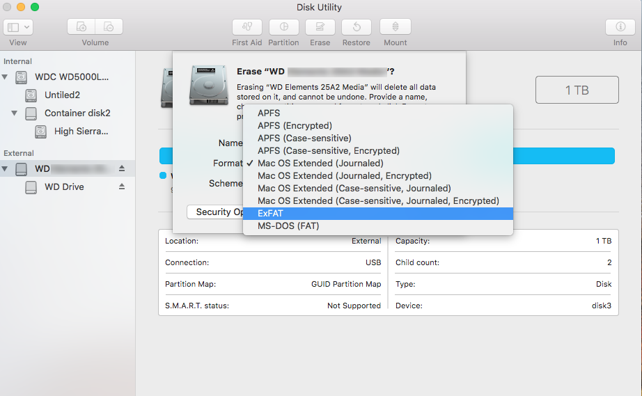 western digital my passport for mac unable to access with mac